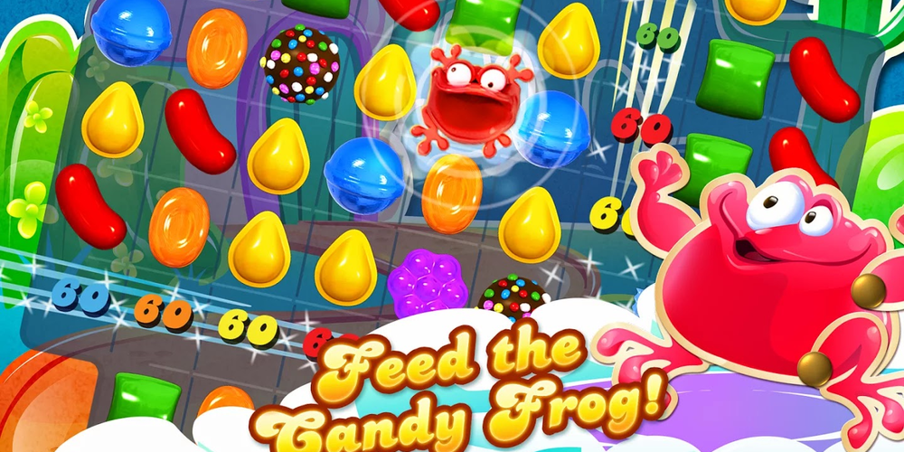 game screen Candy Crush Saga
