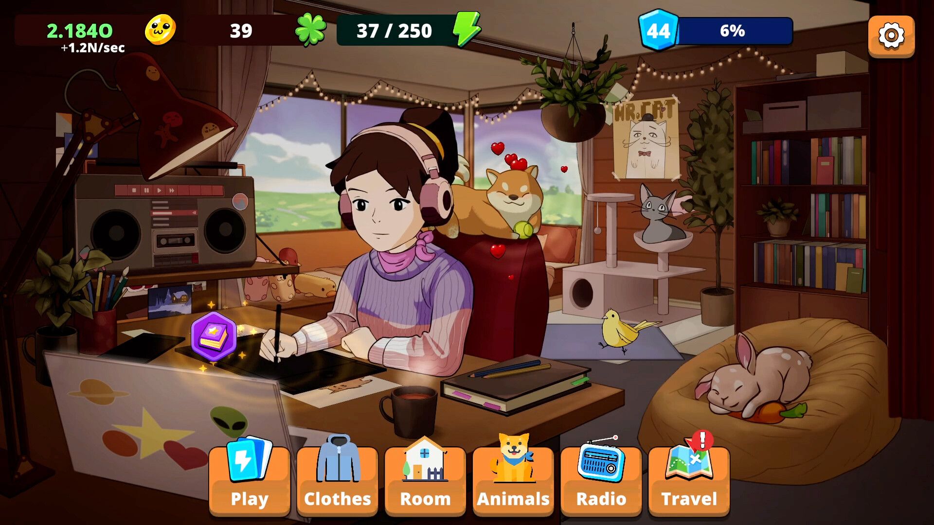 Comfy Girl: Lofi Companion