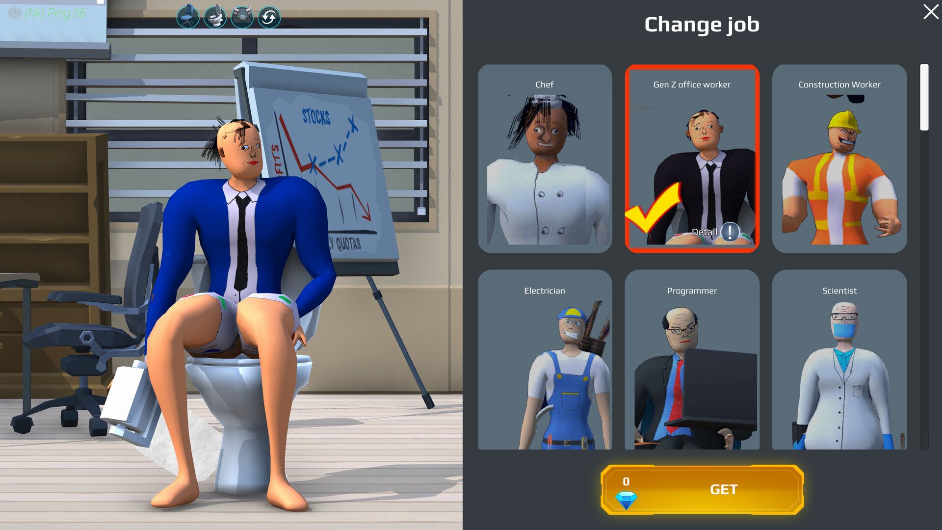 Job Battle Simulator